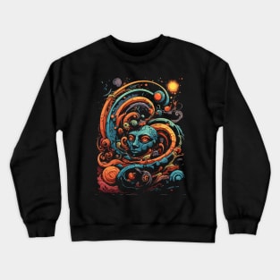 Psychodelic Thunderstorm Crewneck Sweatshirt